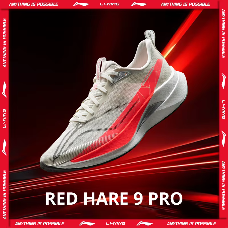 Li-Ning RED HARE 9 PRO — Tênis de Corrida Masculino com Amortecimento BOOM (ARPW001-27H)