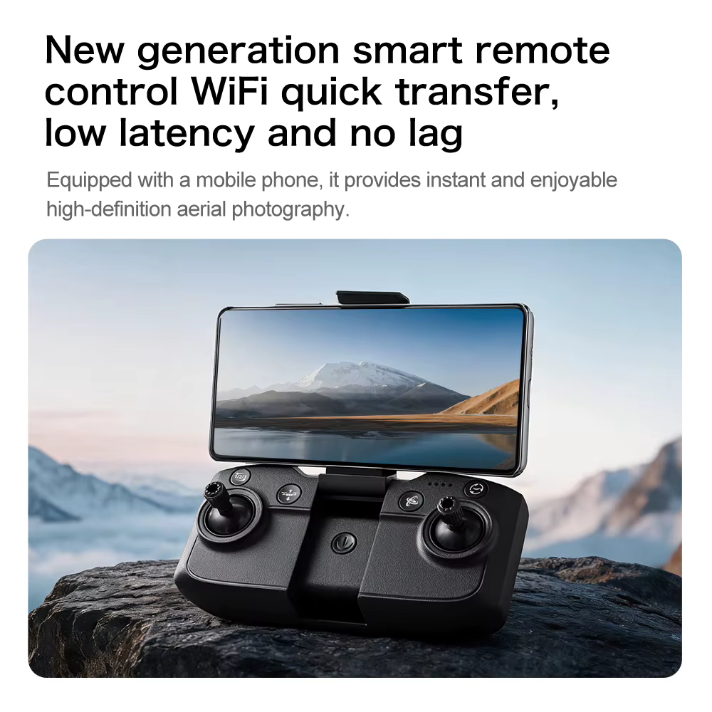 Mini Drone 5 Pro Dobrável com Câmera HD e FPV Wi-Fi - Imagem 6