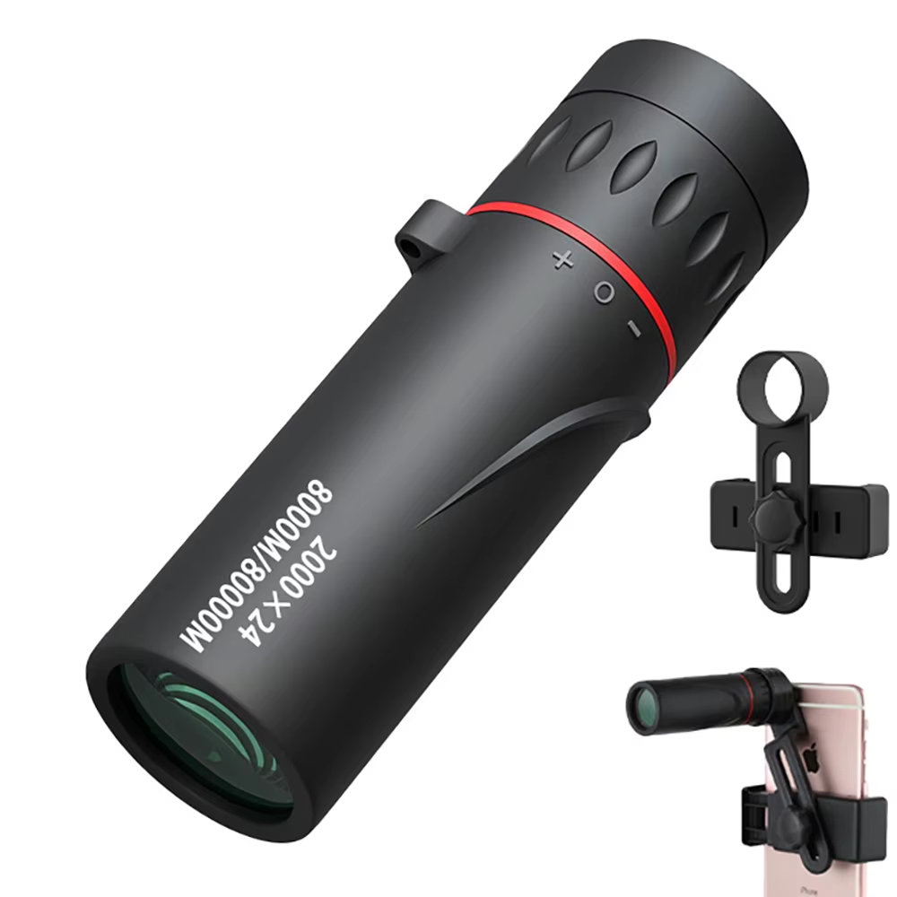 Monóculo Telescópico Portátil HD com Adaptador para Celular - Imagem 3